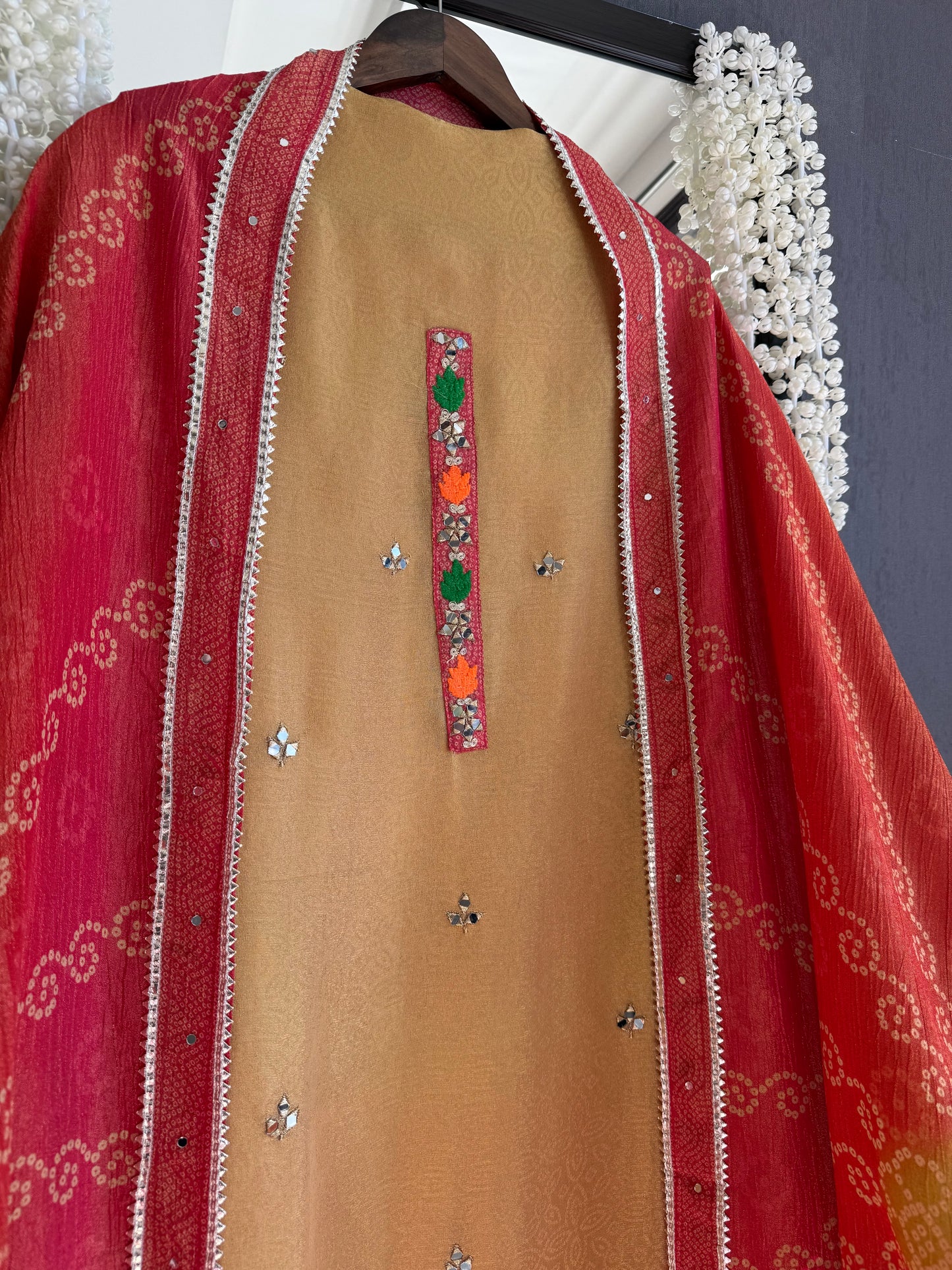 Luxurious Gotapatti Bangles suit