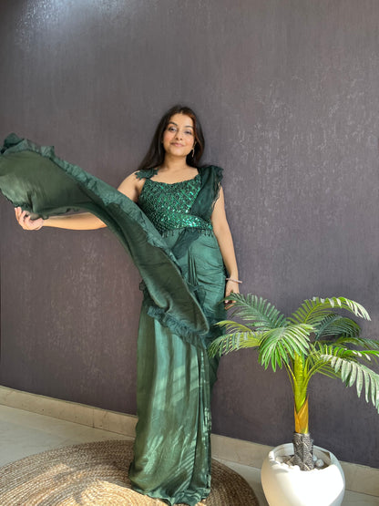 Draped Gown Saree