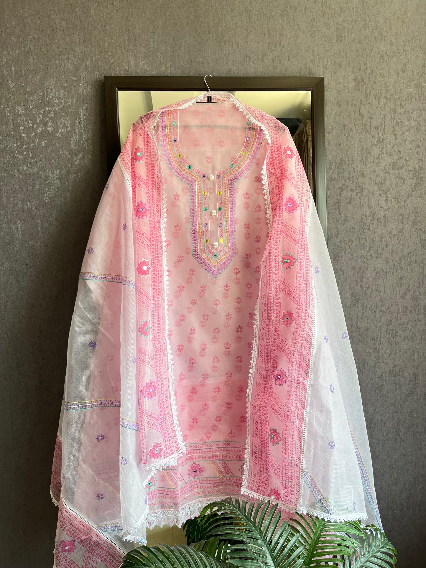 Kota doria aari work suits