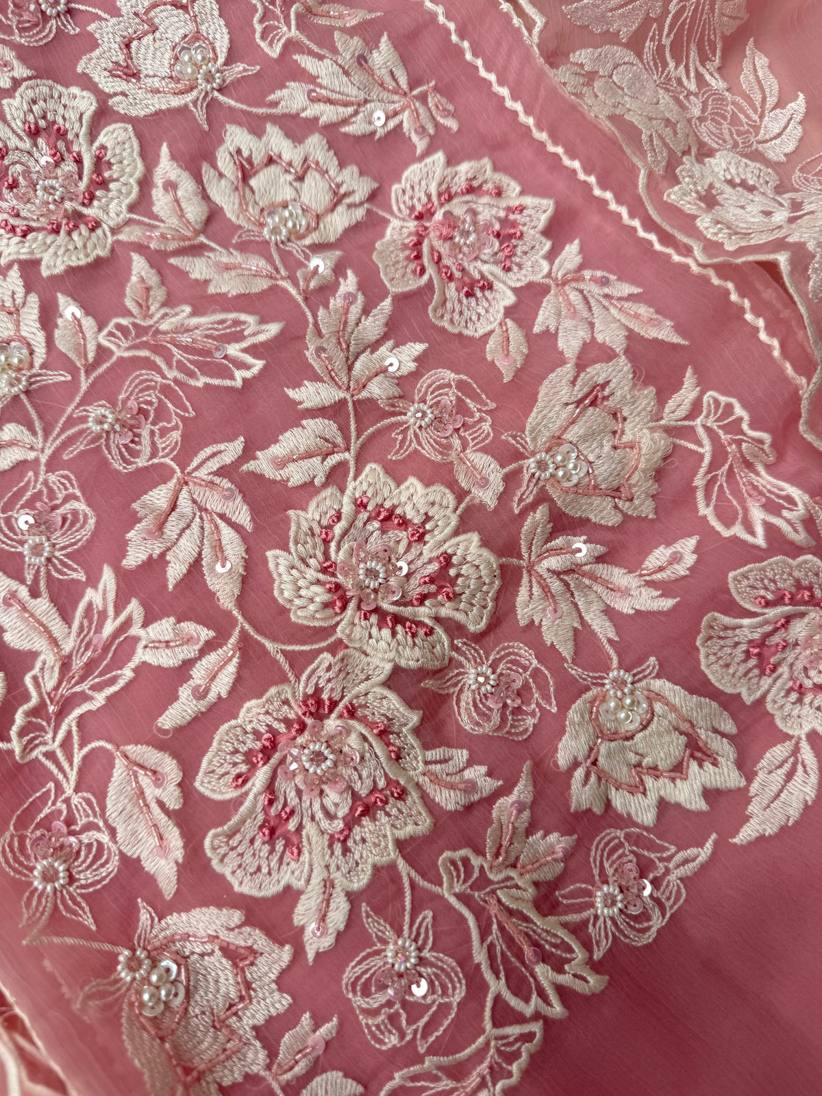 Parsi work florals Handwork suit