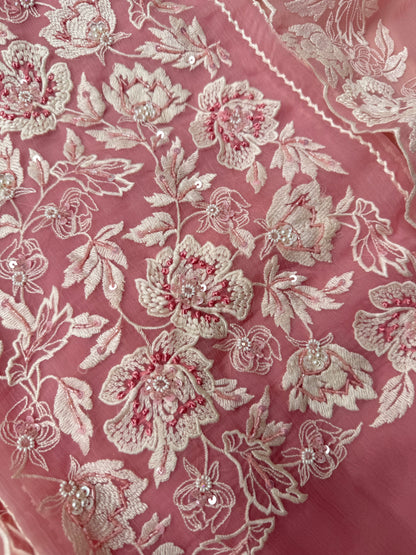 Parsi work florals Handwork suit
