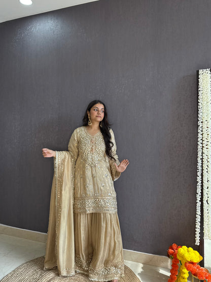 Luxurious gotapatti sharara set