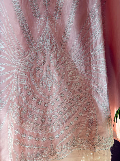 Luxurious Mul chanderi aari work suit