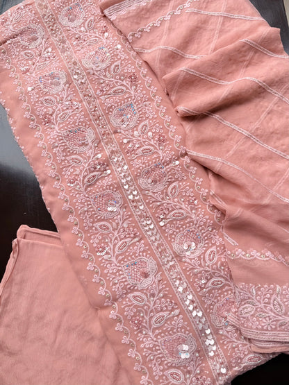 Lucknowi handwork suit