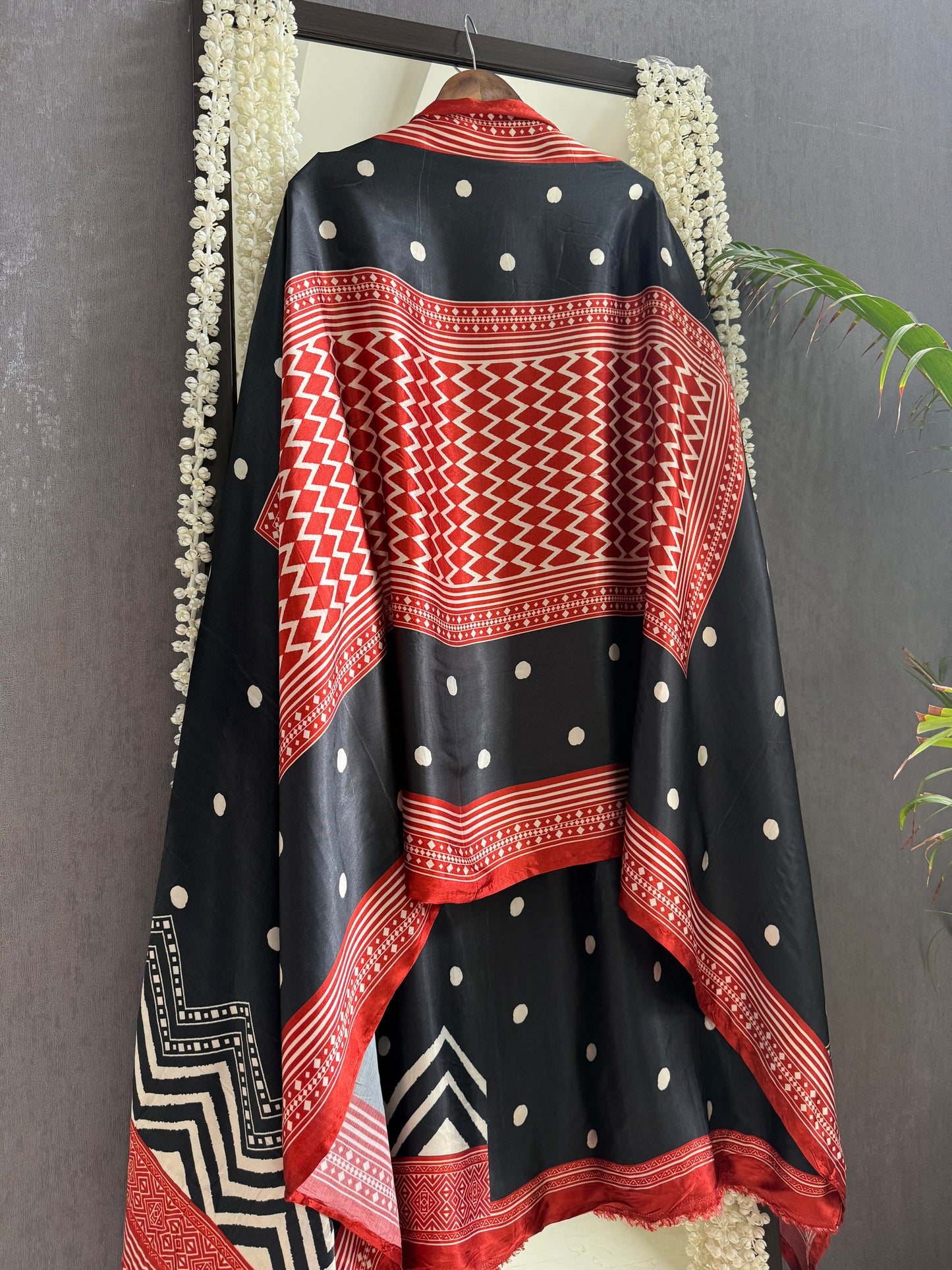 Modal silk mirror work suits