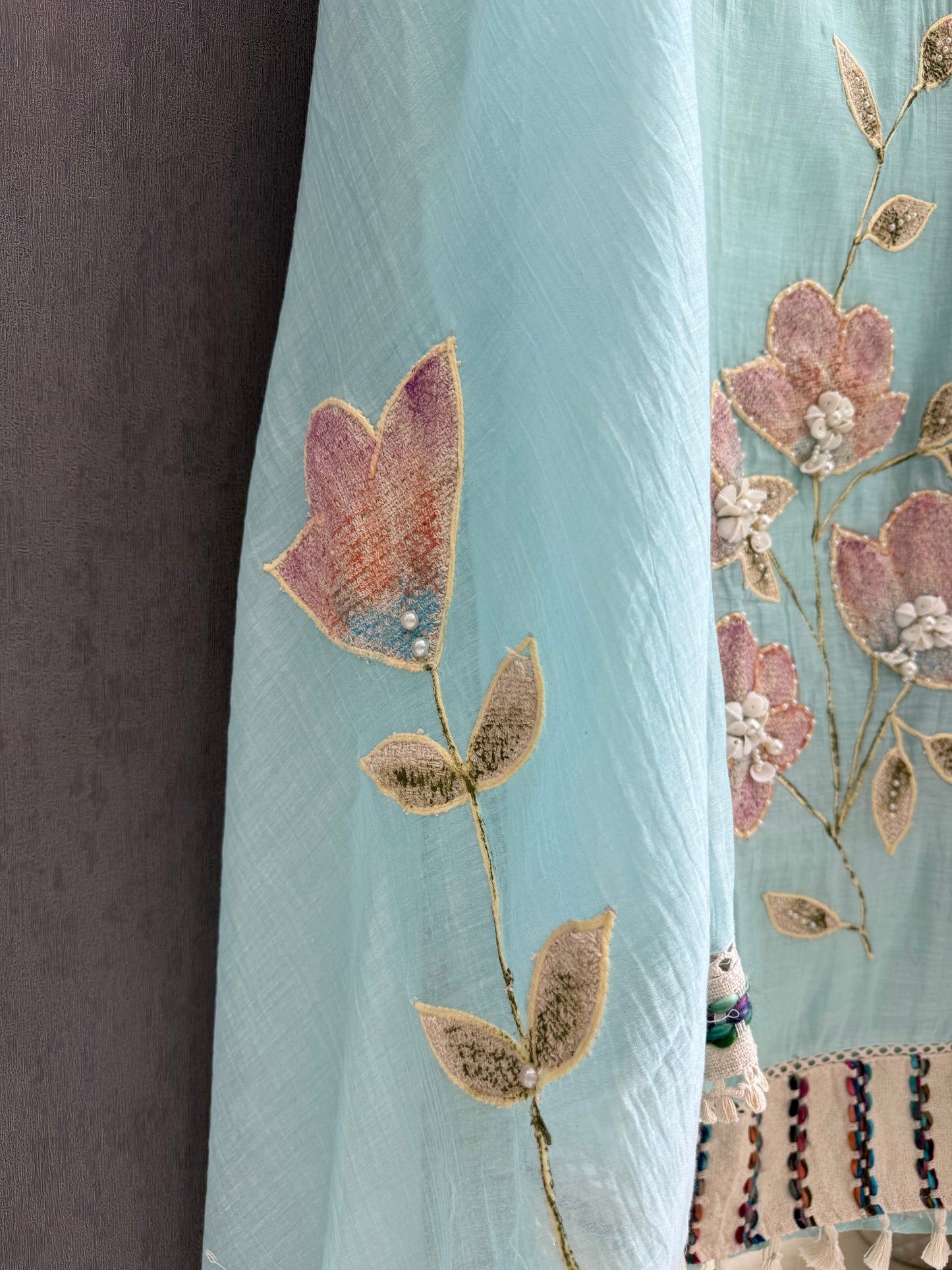 Luxurious Mul chanderi jute suit