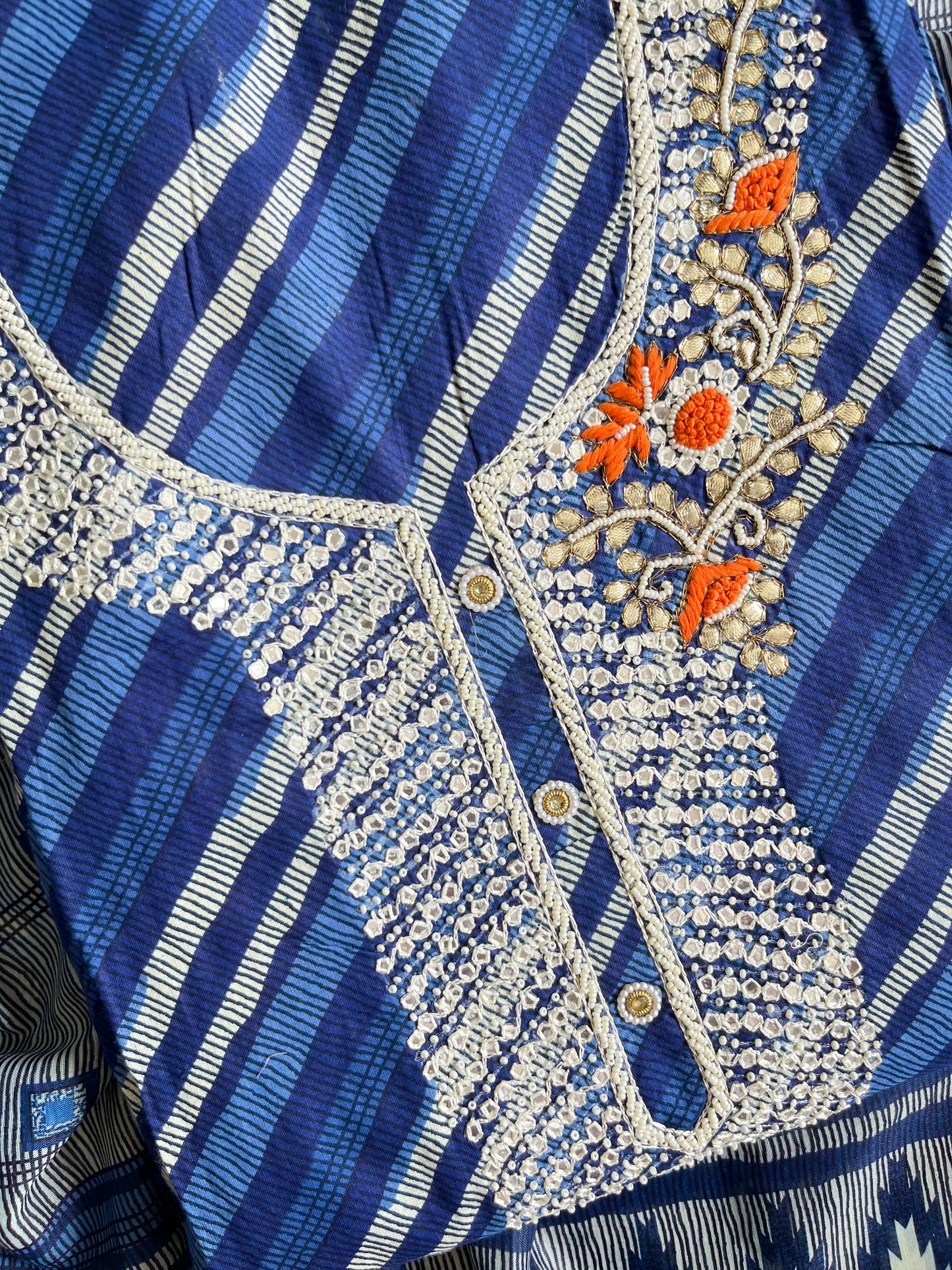 Mulmul cotton handwork suits