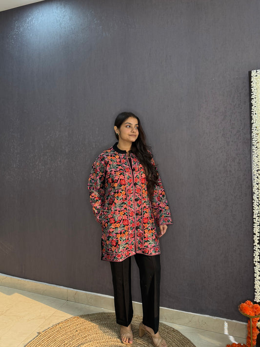 Woollen kashmiri Jacket set