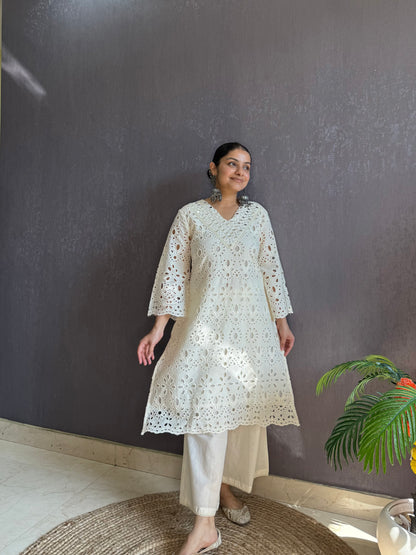 Schiffili floral cotton Coord set