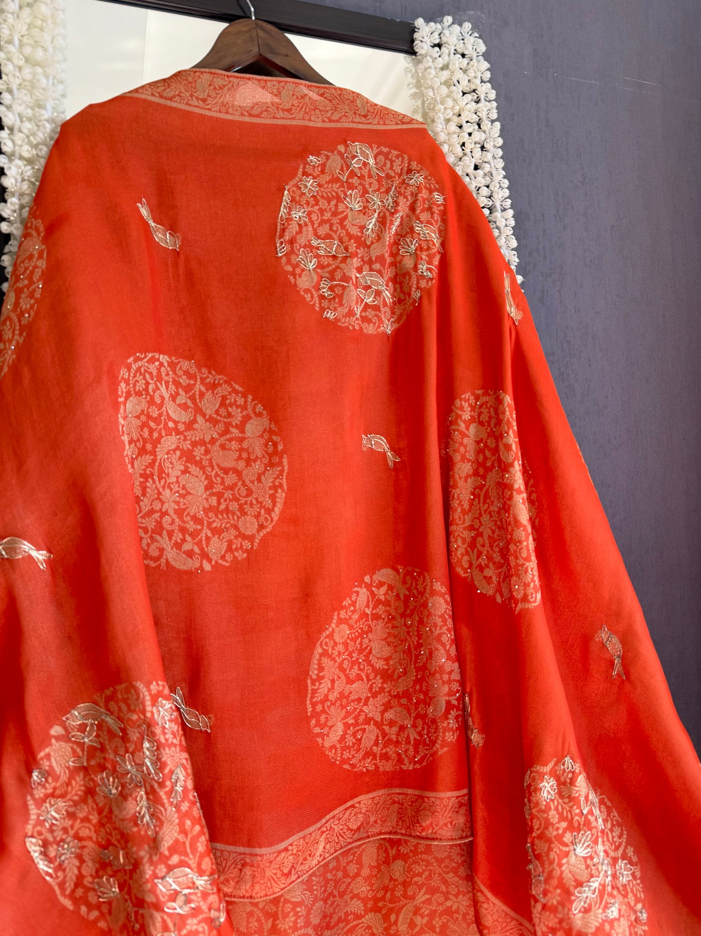 Resham Brocade Benarsi birds suit