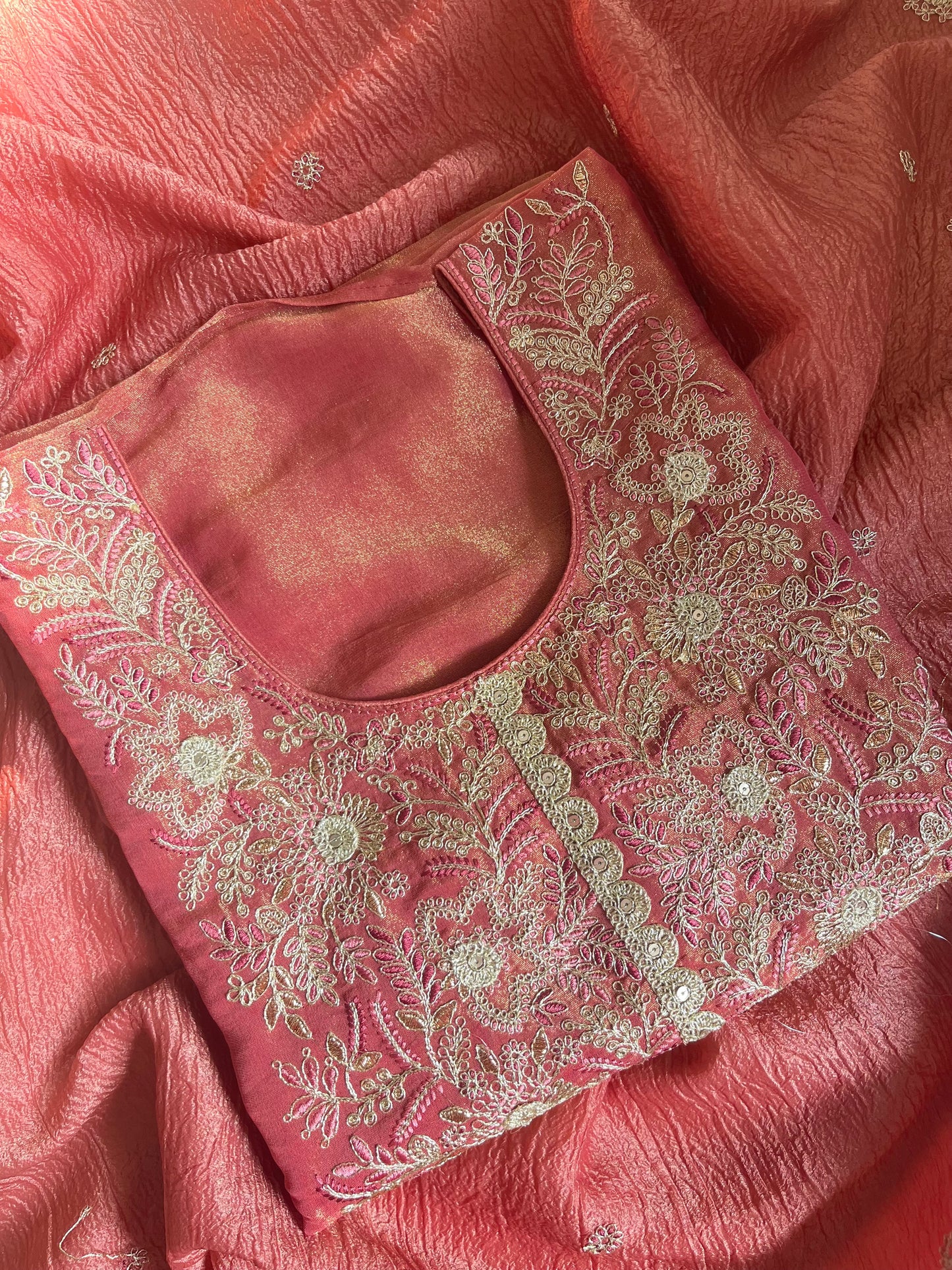 Luxurious Marori aari work suit