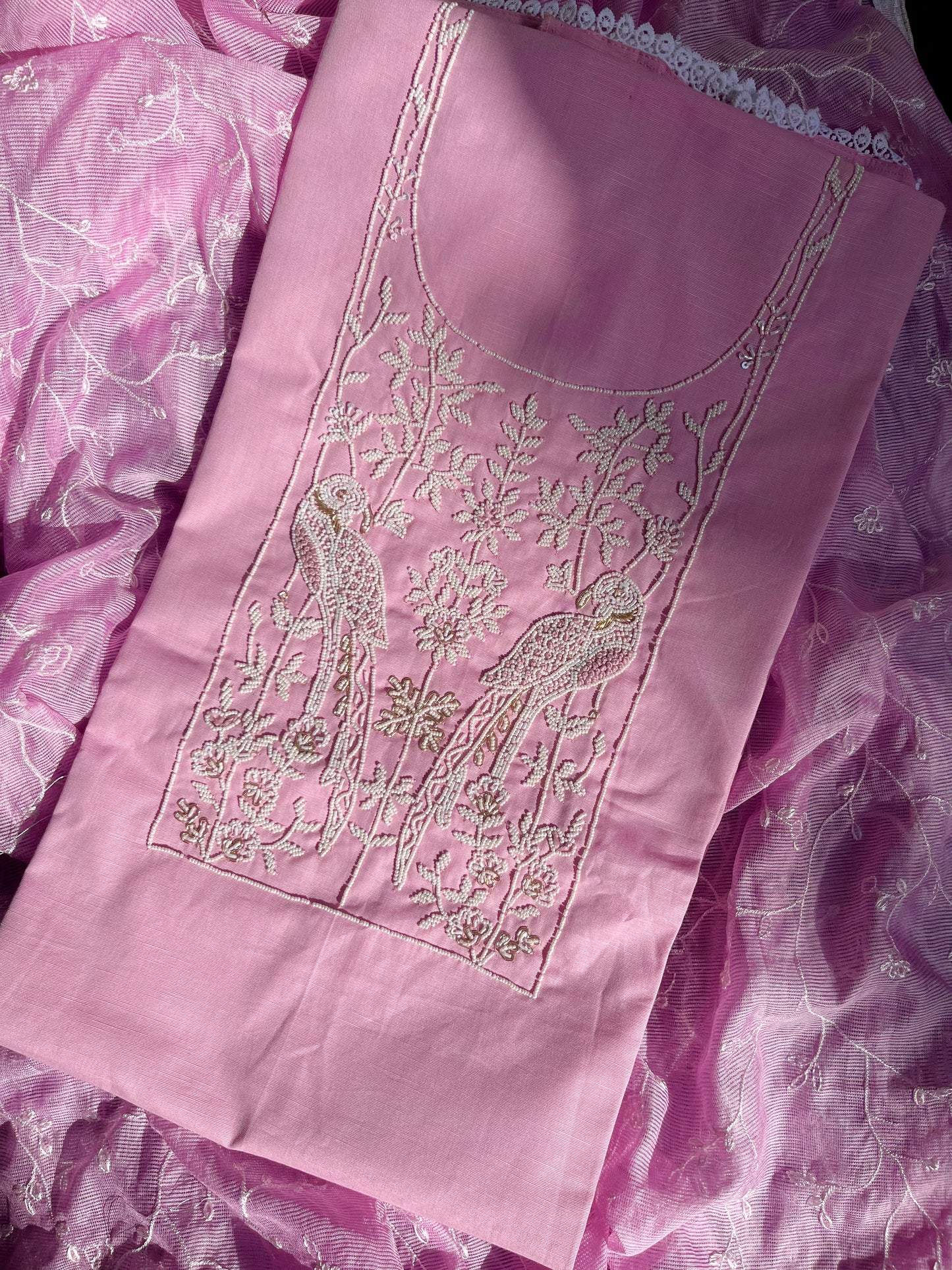 Pearlwork premium cotton suits
