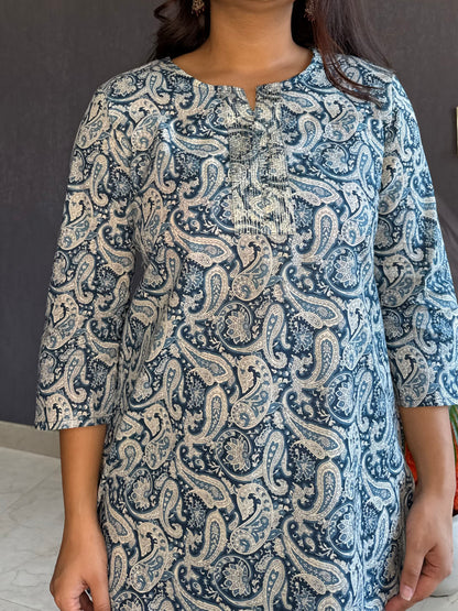 Paisley Printed short kurtas