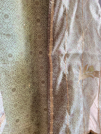 Marori aari work jacquard suit