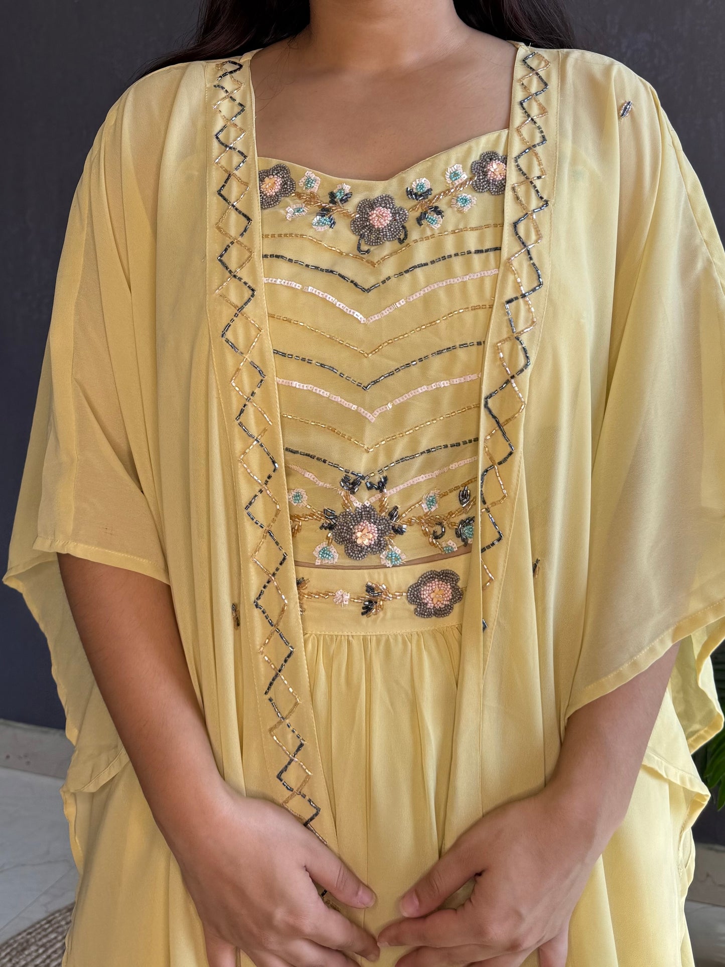 Cape Lehenga set