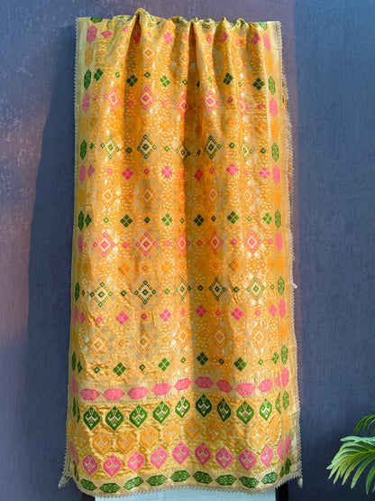 Luxurious patola kanjivaram silk suit
