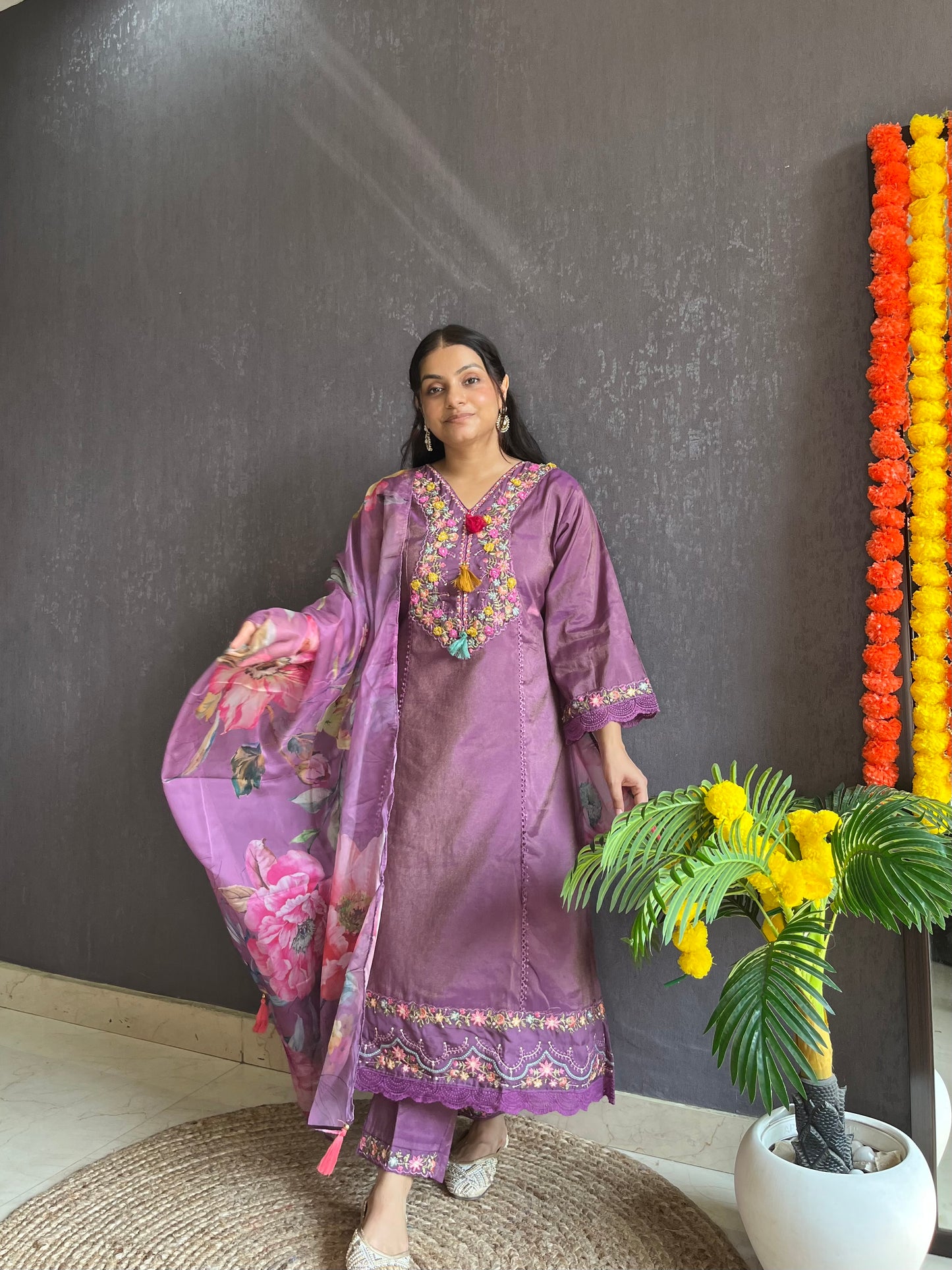Aline Pakistani Handwork suit