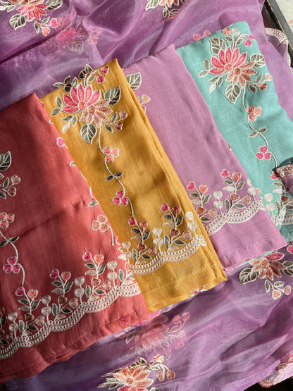 Hearts Aari work suit