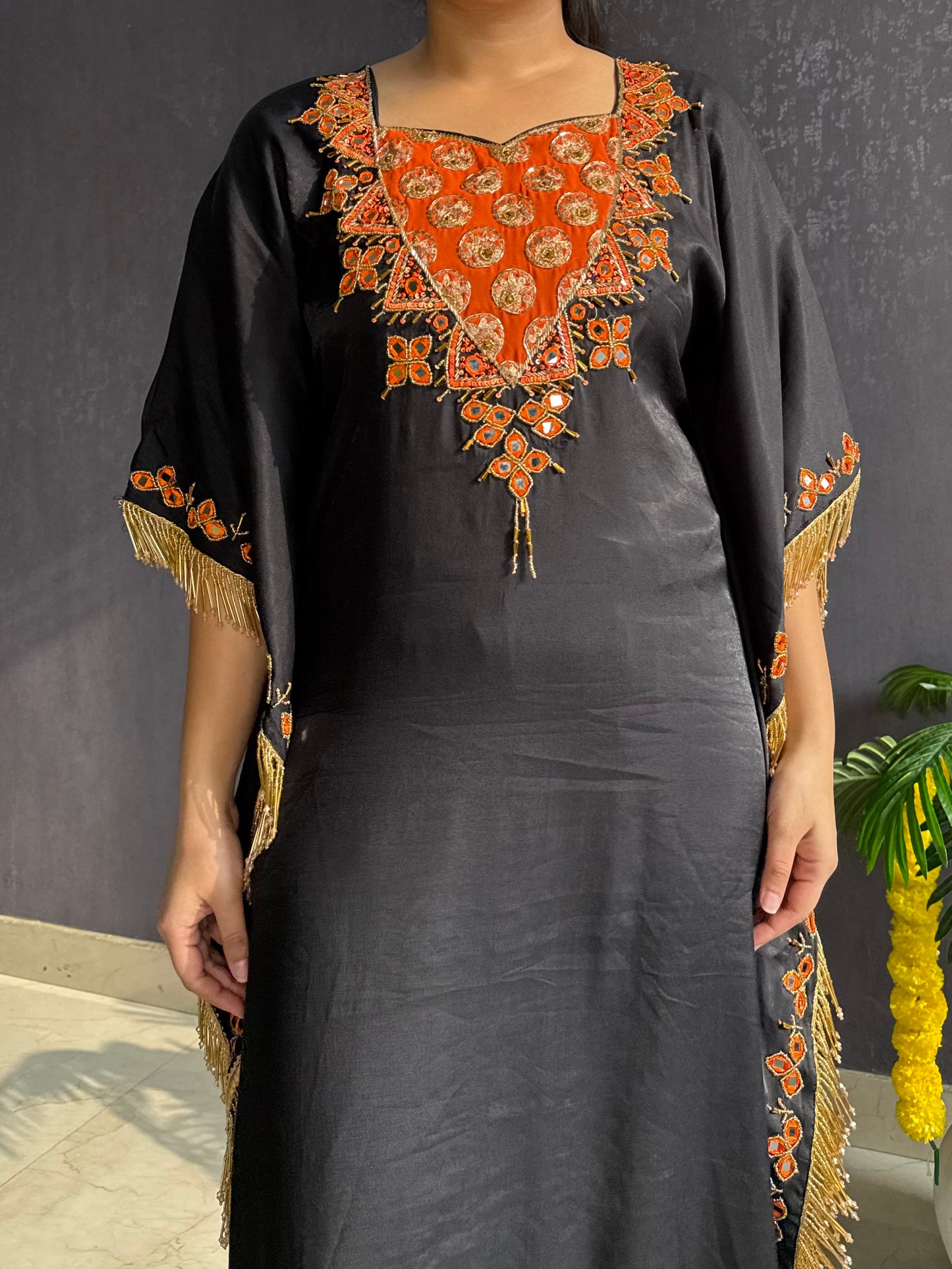 Handwork Sheesha kaftan set