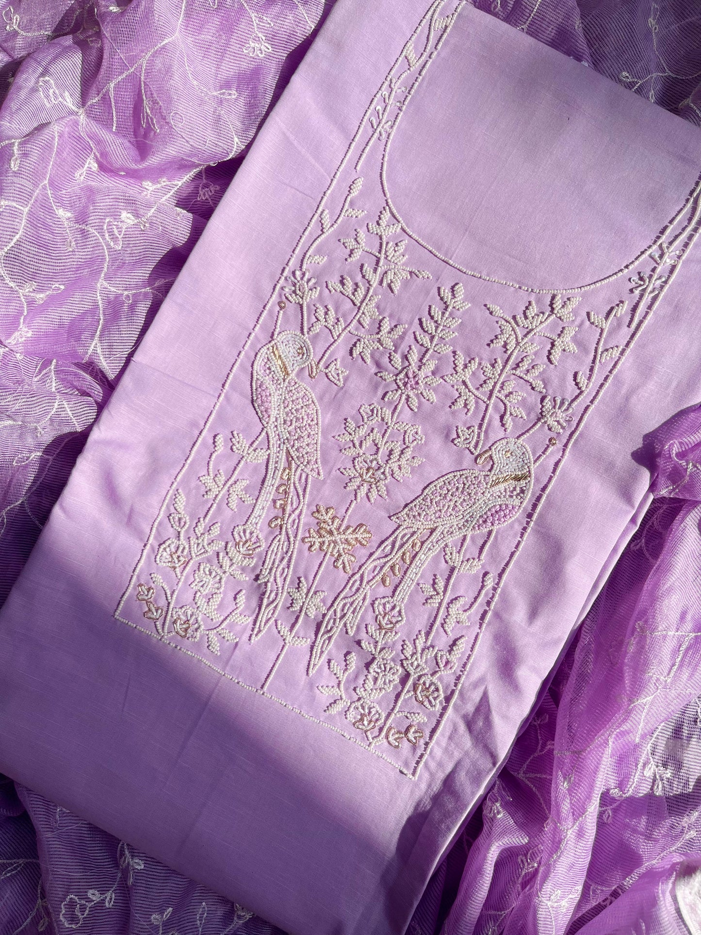 Pearlwork premium cotton suits