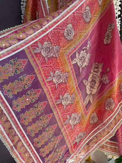 Premium Burberry silk handwork suit