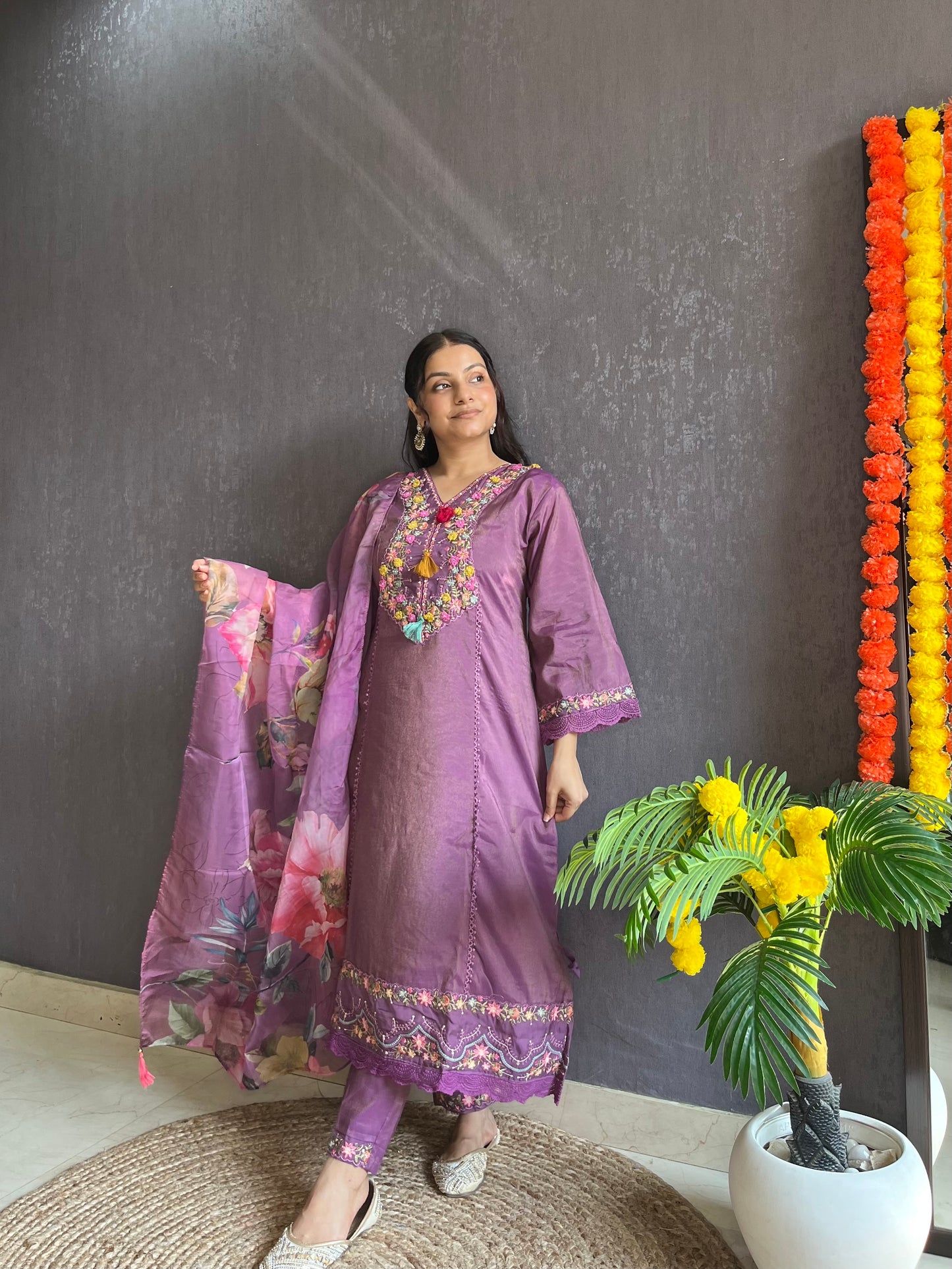 Aline Pakistani Handwork suit