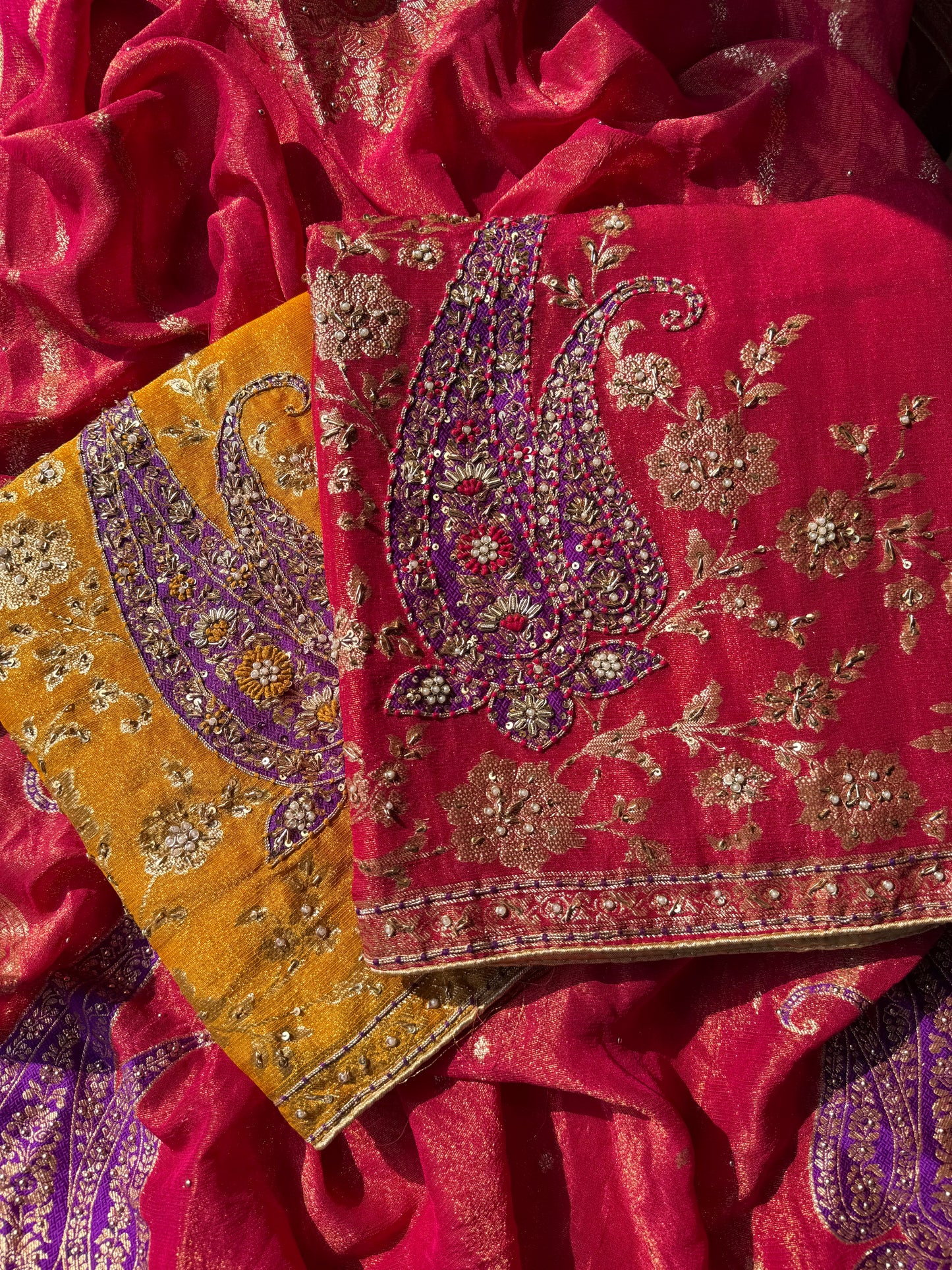 Benarsi zardozi suit