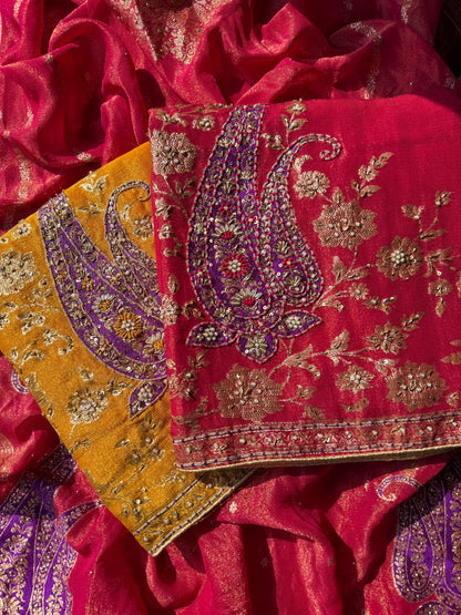 Benarsi zardozi suit
