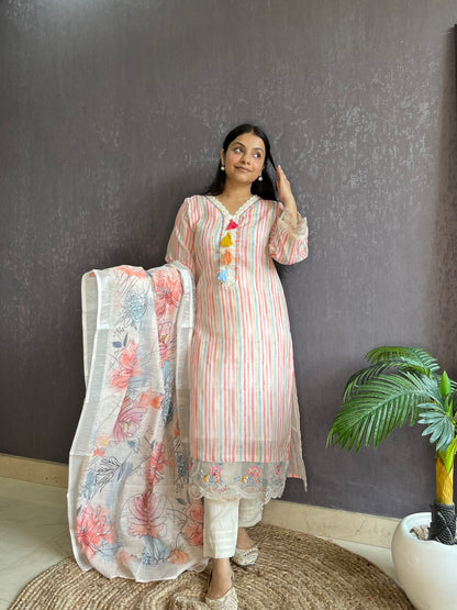 Linen designer suits