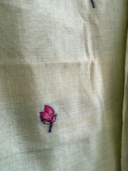 Light Chanderi Jamdani suit