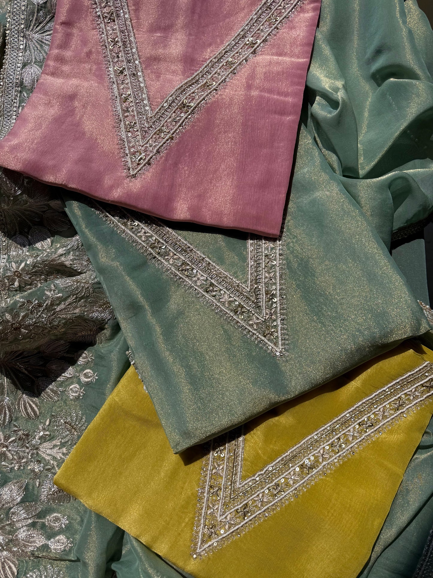 Luxurious Aari work handwork suit