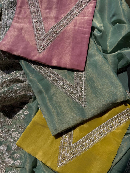 Luxurious Aari work handwork suit