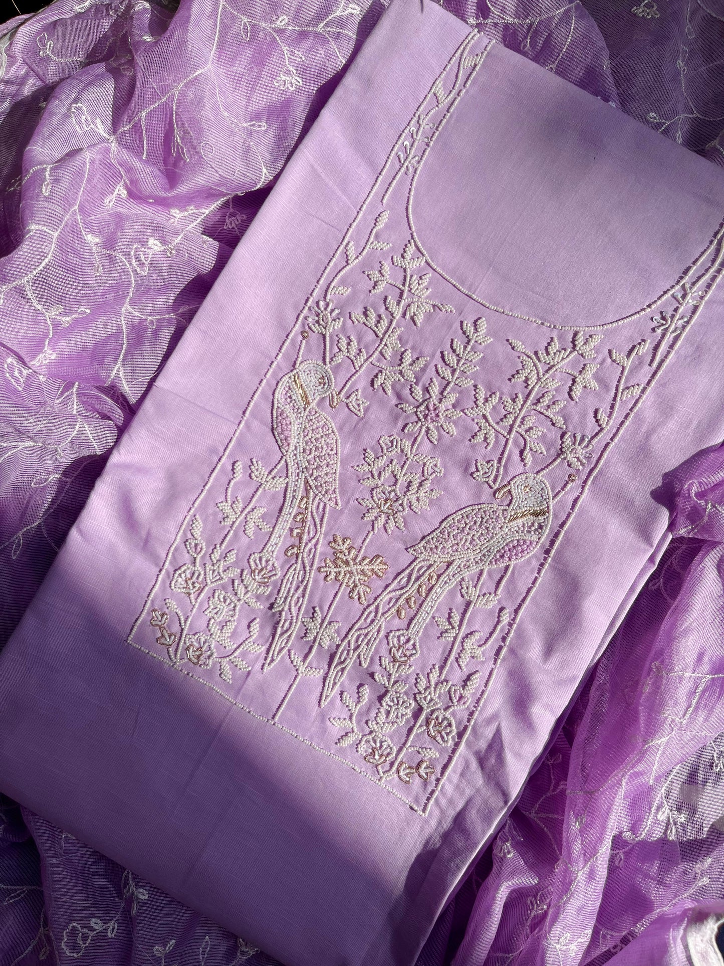 Pearlwork premium cotton suits