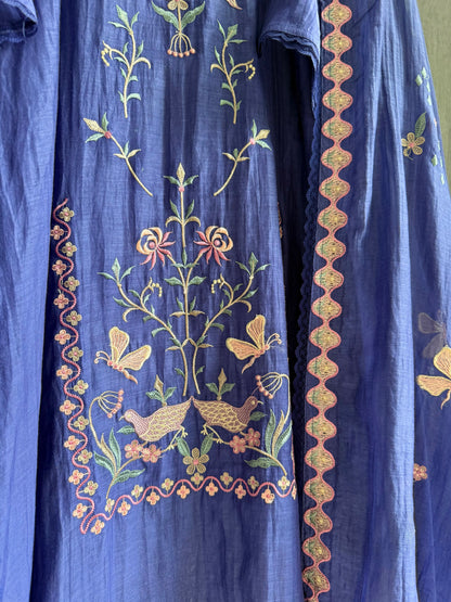 Luxurious Mul chanderi butterfly suit