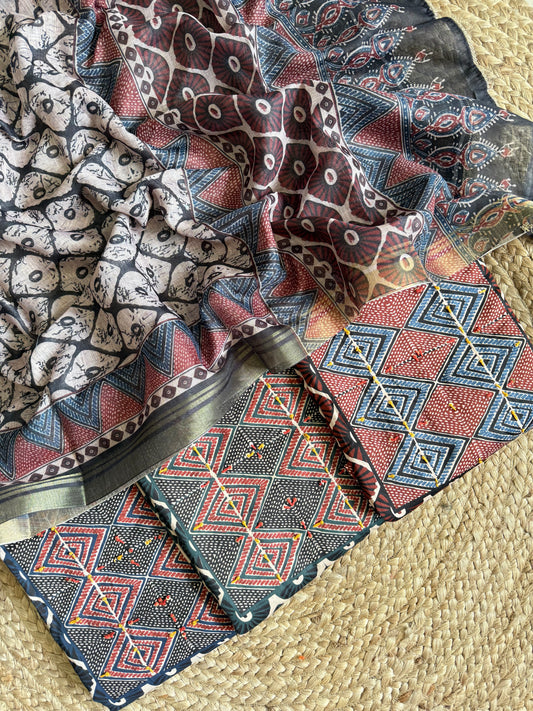 Pure cotton ajrakh suits