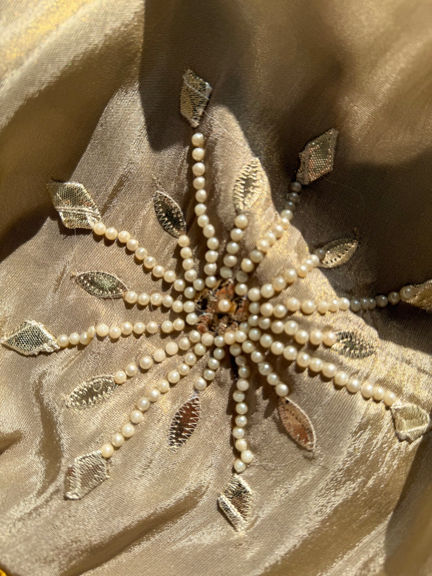 Pearl Benarsi Tissue silk suit