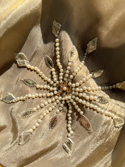 Pearl Benarsi Tissue silk suit
