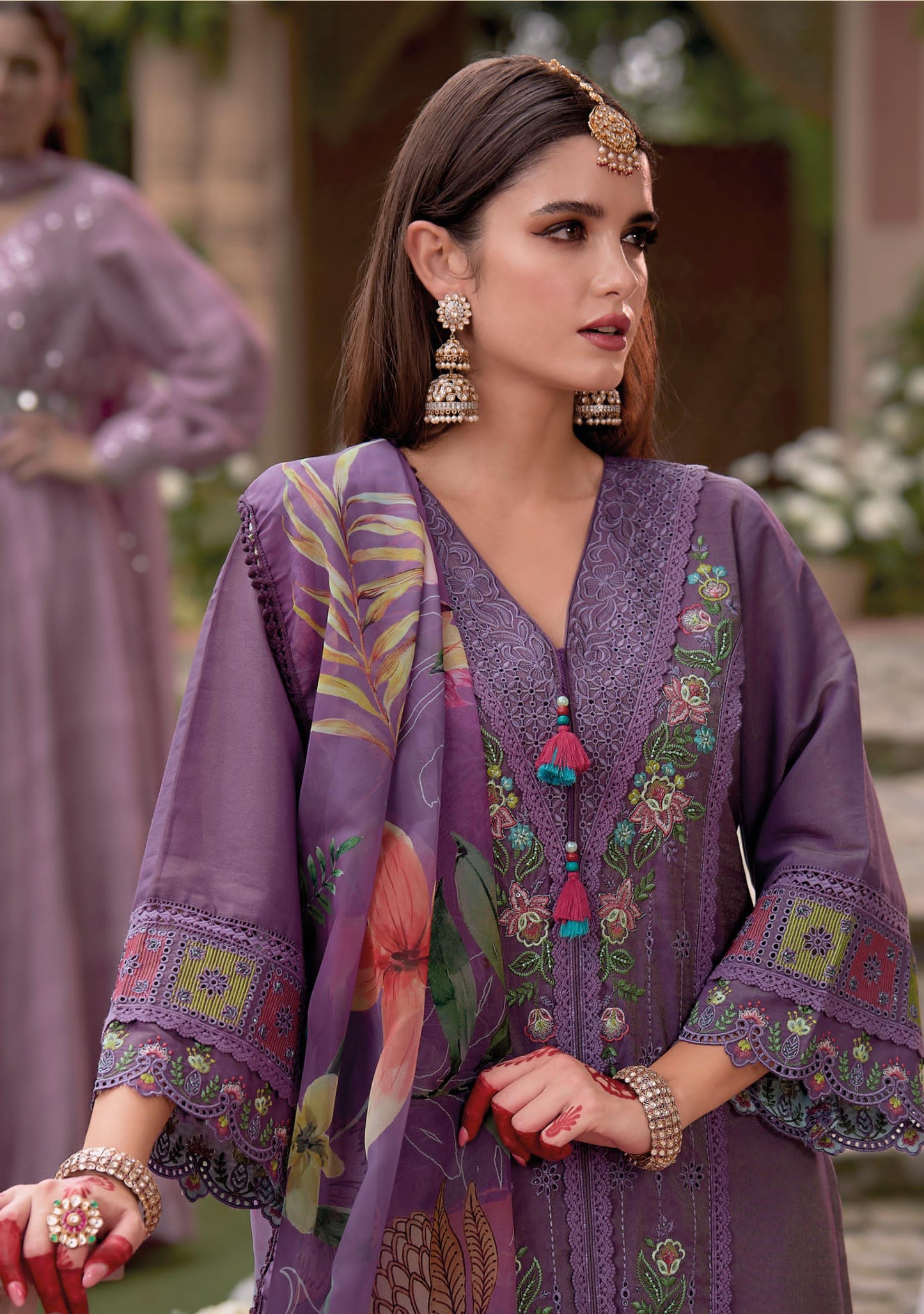 Angrakha Pakistani designer suit