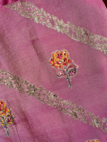 Meenakari Benarsi Tissue silk suit