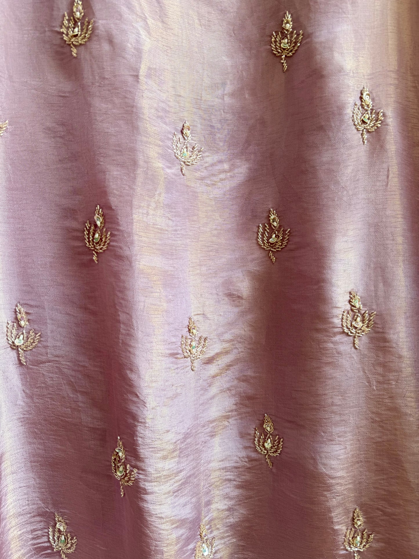 Luxurious peacock suit