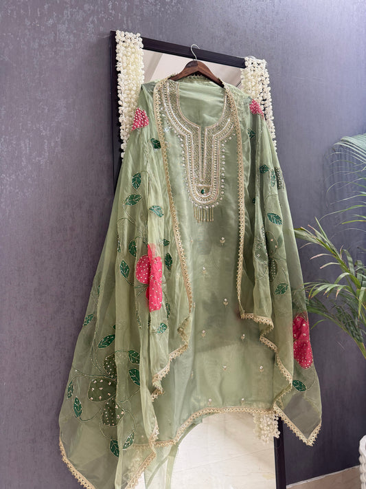 Premium handpainted handwork suit