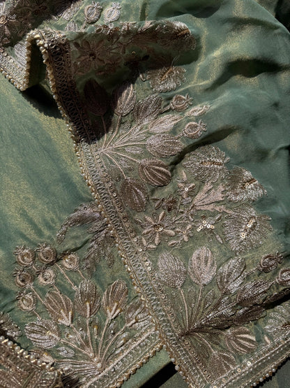 Luxurious Aari work handwork suit