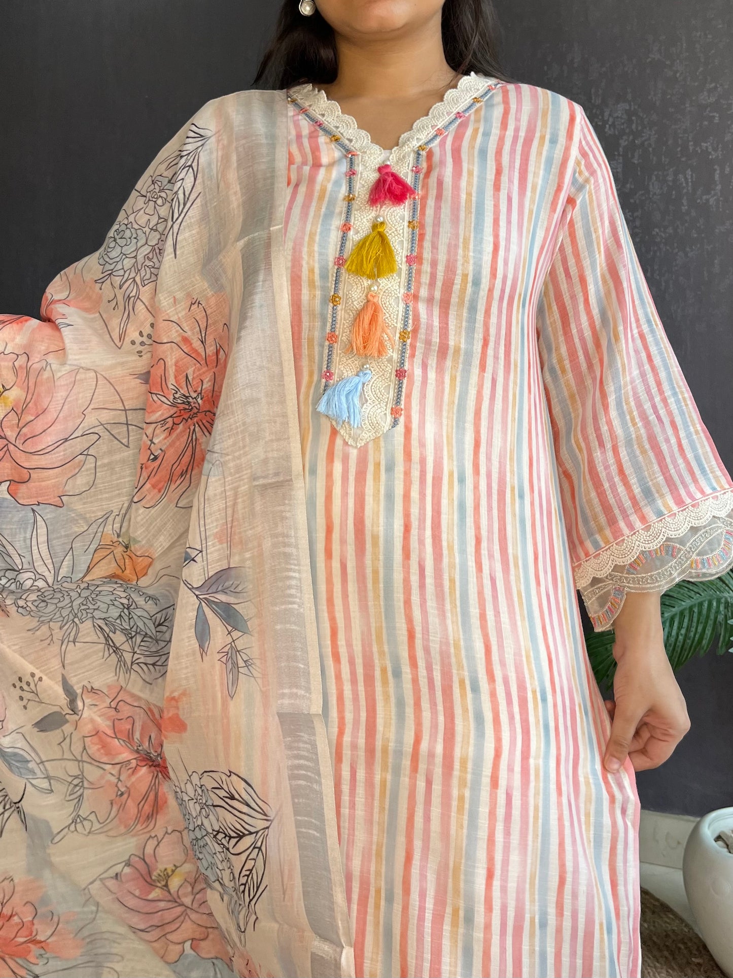 Linen designer suits