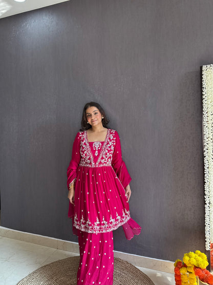 Handwork sharara set