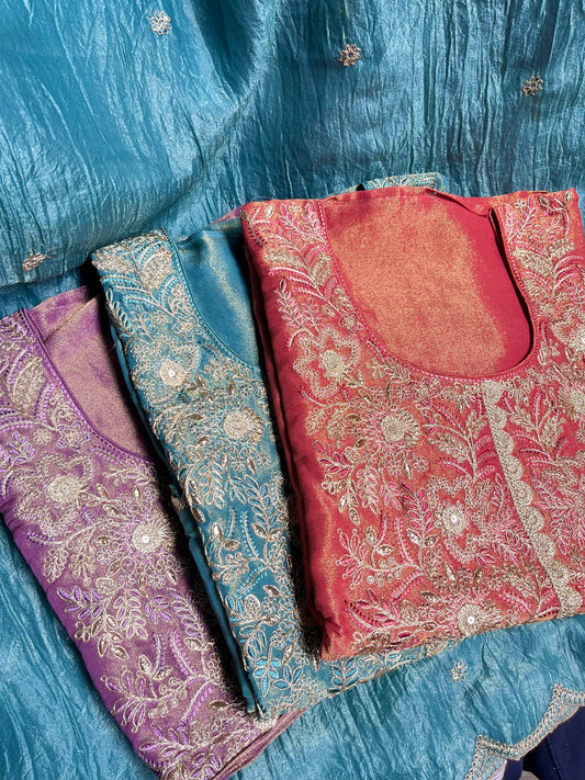 Luxurious Marori aari work suit