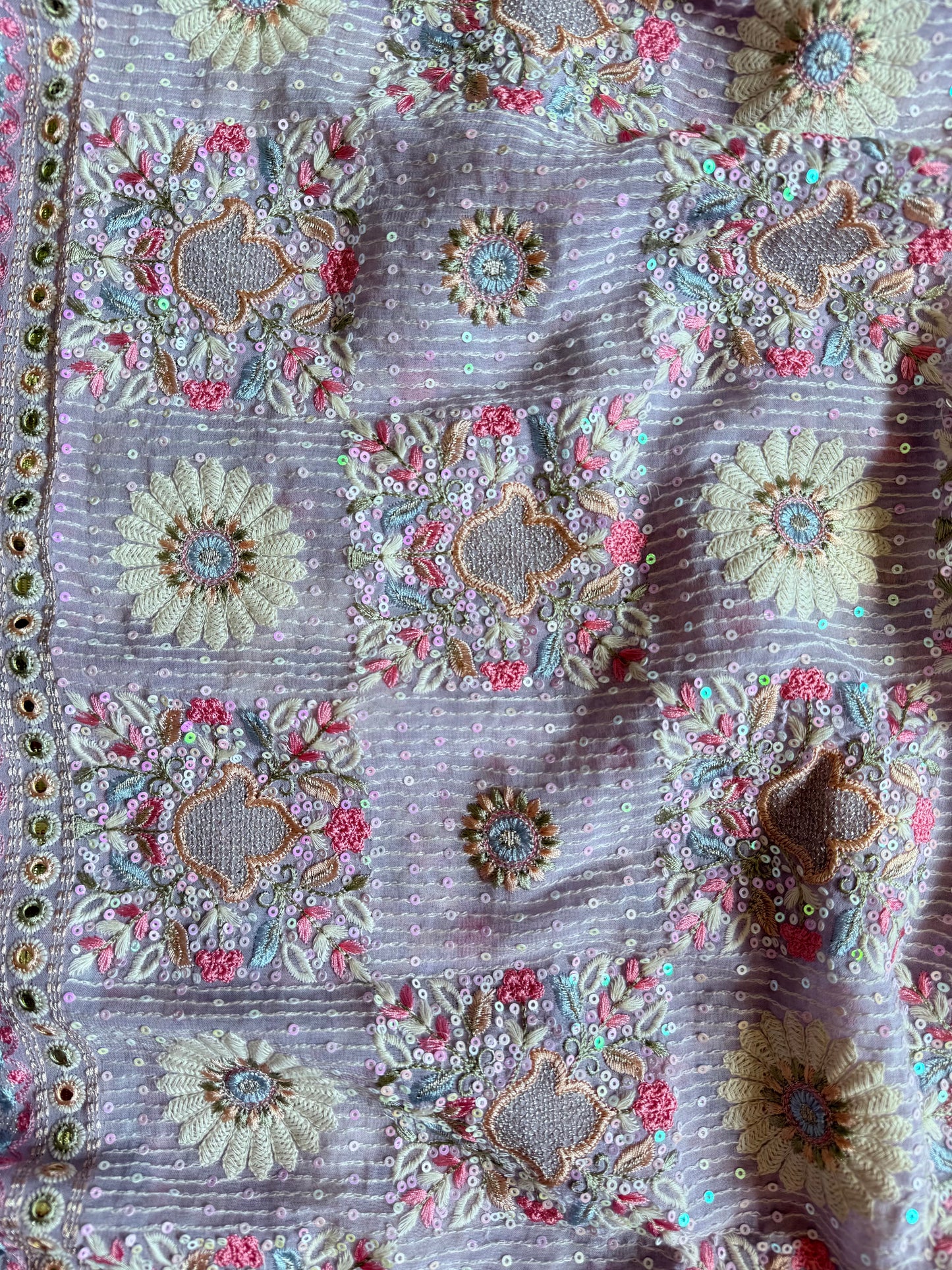 Lucknowi chikankari handwork suit
