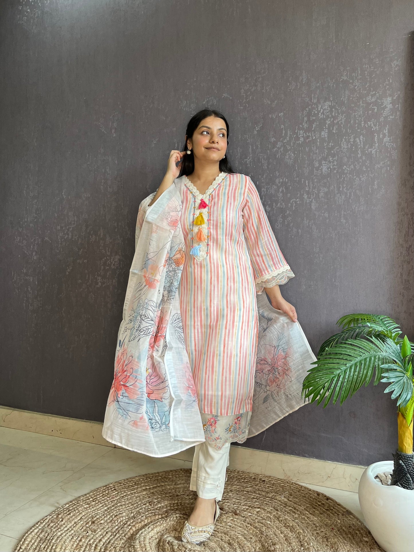 Linen designer suits