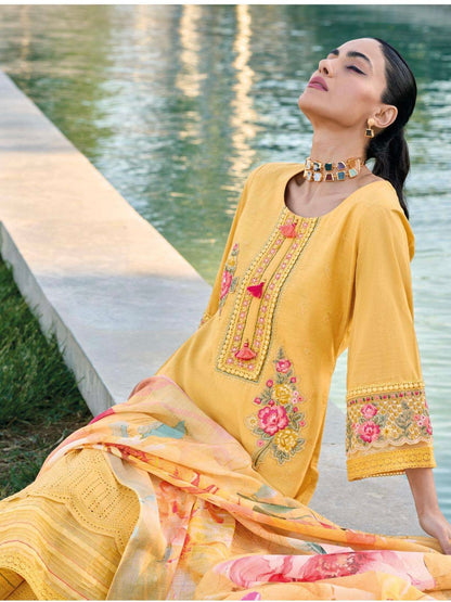 Pakistani schiffili designer suit