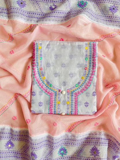 Kota doria aari work suits