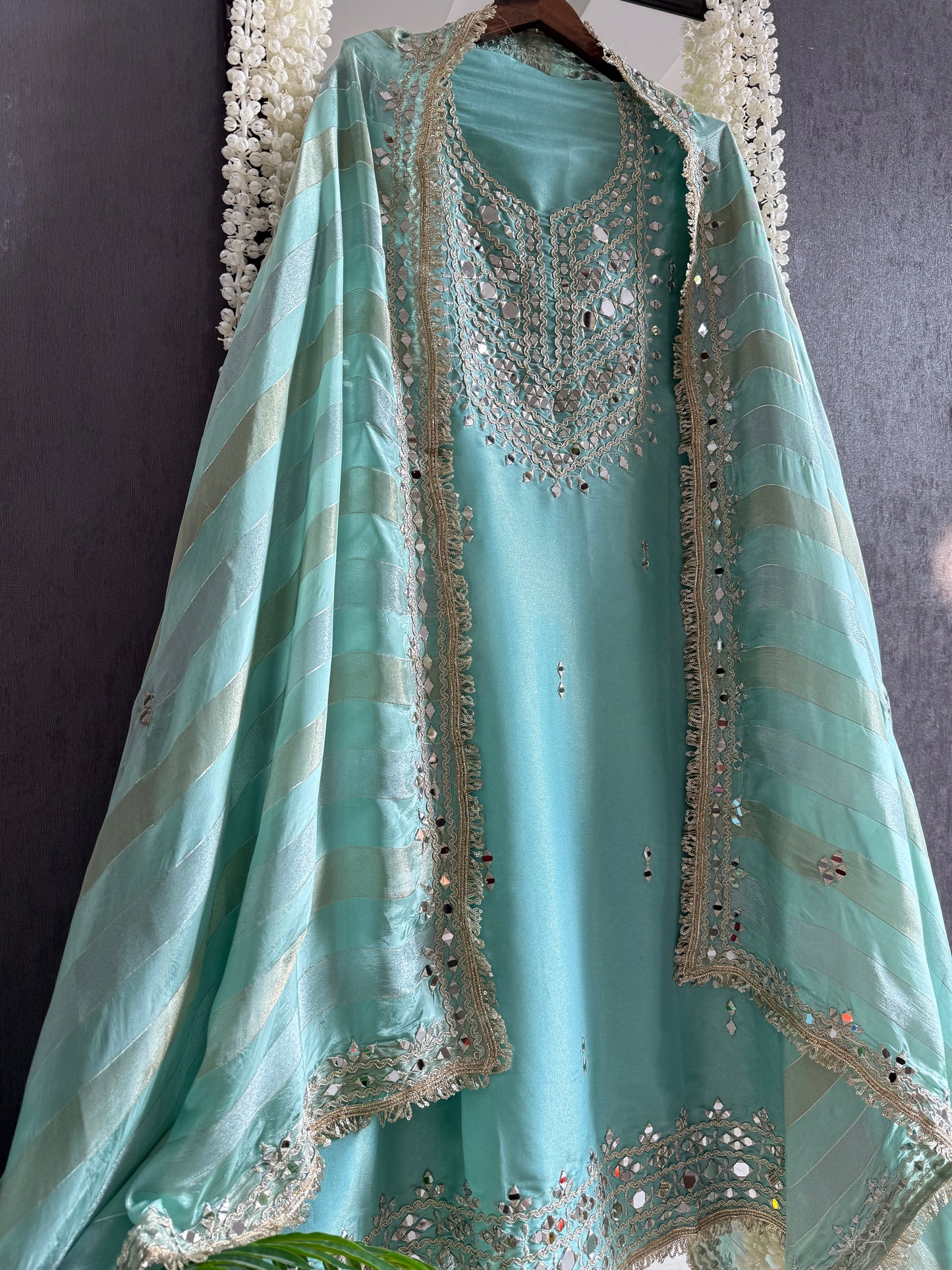 Luxurious Mirrorwork suit
